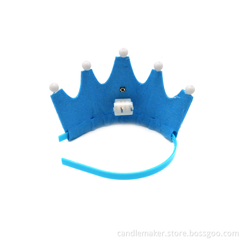 King Princess Crown LED Birthday Party Hat